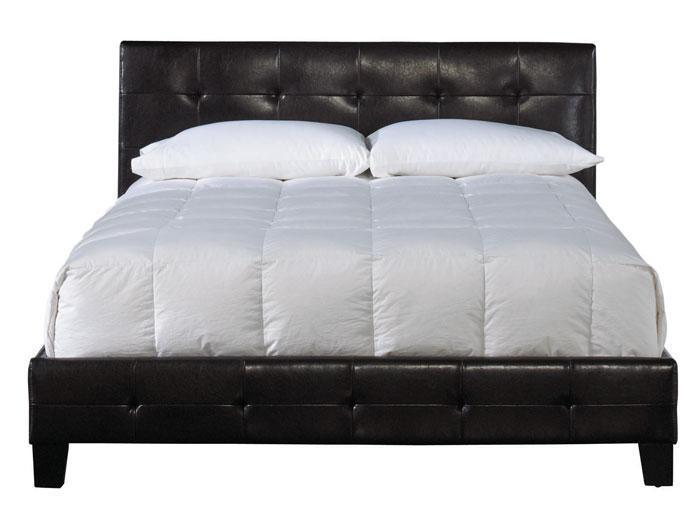 Marlow Black Upholstered Queen Platform Bed,STAN