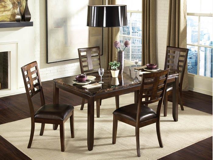 Torino Transitional Faux Marble Top Rectangular Table,STAN