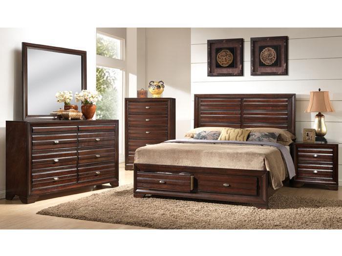 Stella 5 PC. King Bedroom Set,CROW