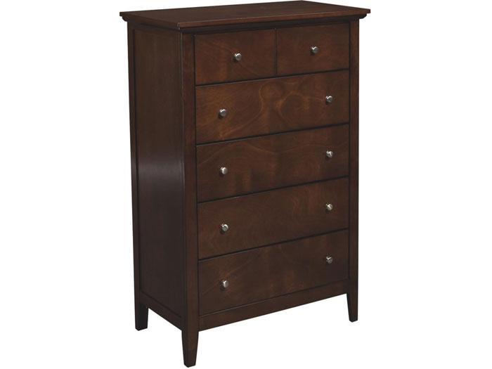 Metalindo Merlot 5 Drawer Chest,LIFE