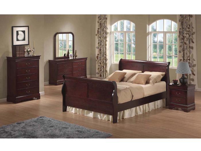 Louis Cherry 8 PC. King Bedroom Set,AGF