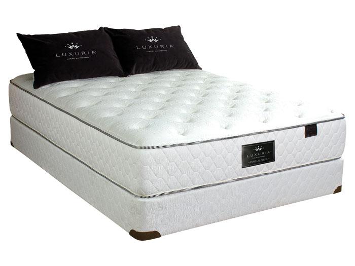 Luxuria Super Plush Queen Mattress & Box Spring,SHER