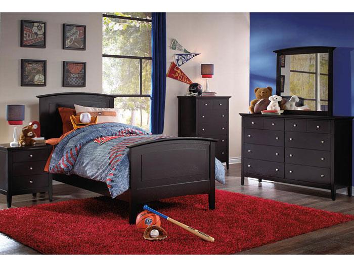 Metalindo Black 3 PC. Twin Bed,LIFE