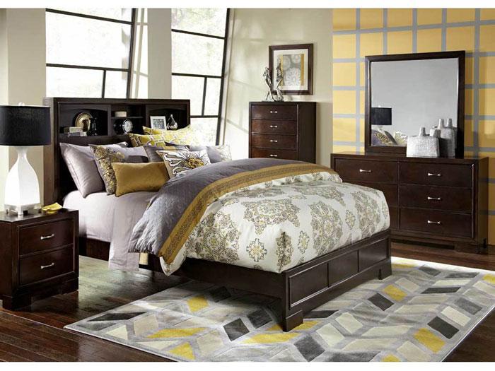 Liam Twin Bed with Bookcase Headboard,LIFE