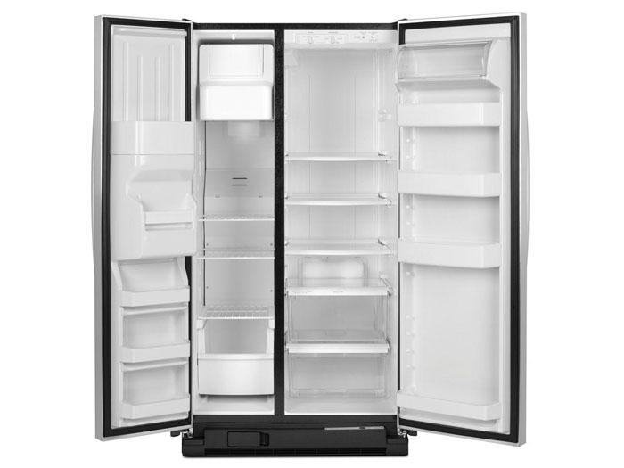 Amana Side-by-Side Refrigerator - Black,WHI