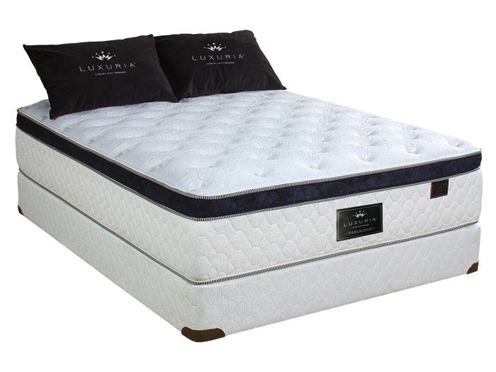 Luxuria Euro Top King Mattress & Box Spring,SHER