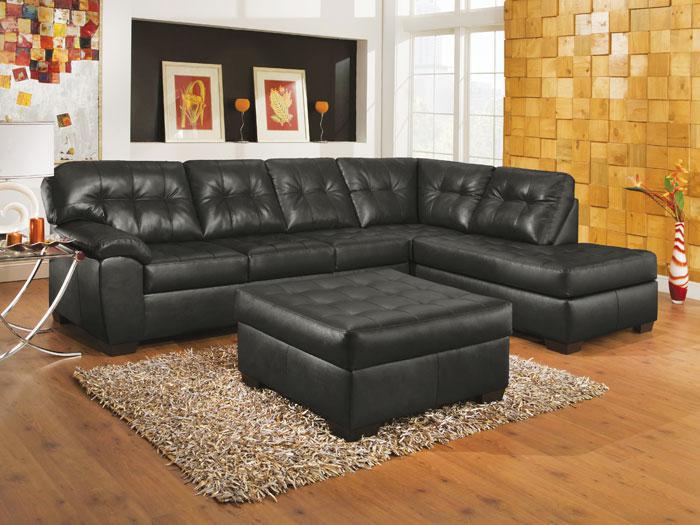 Addison Queen Sleeper Sectional - Black,SIMM