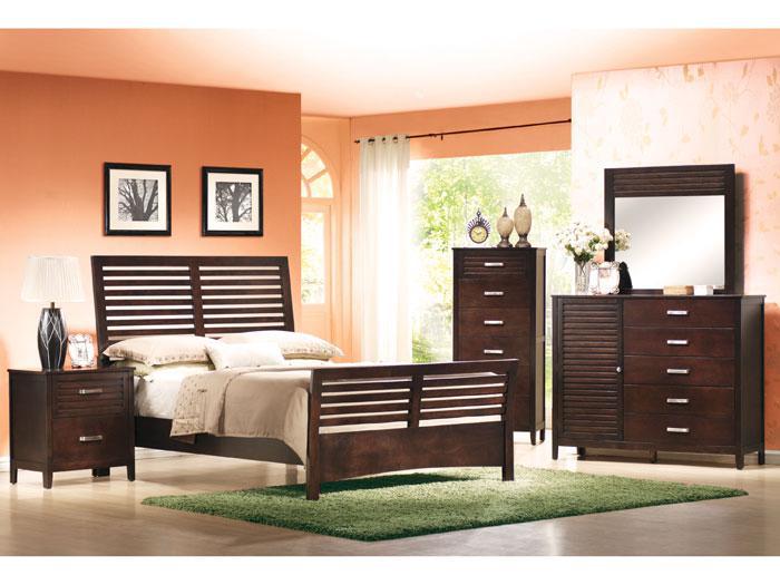 Dalton Espresso 3 PC. King Sleigh Bed,ELEM