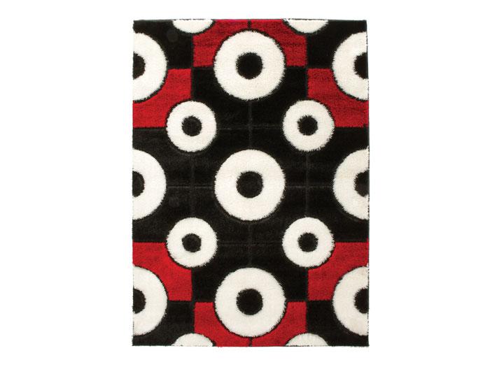 Miami Shag Accent Rug - Black,IHD