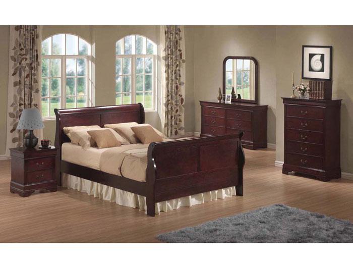 Louis Cherry 8 PC. Queen Bedroom Set,AGF