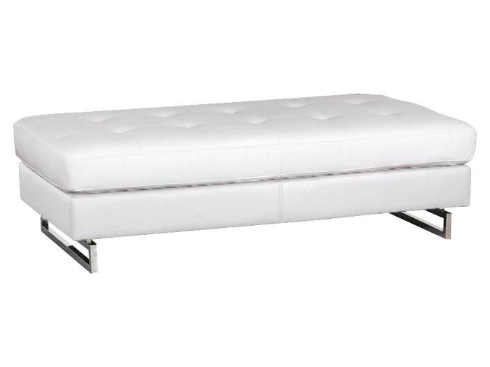 Natalie White Ottoman,GFI