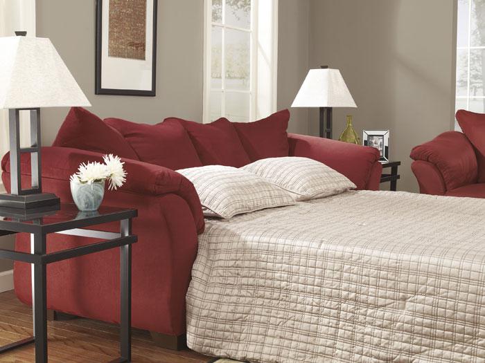 Darcy store sofa red