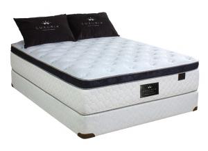 Luxuria Euro Top Queen Mattress & Box Spring,SHER