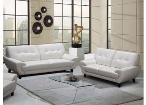 Roma Love Seat - White,GFI